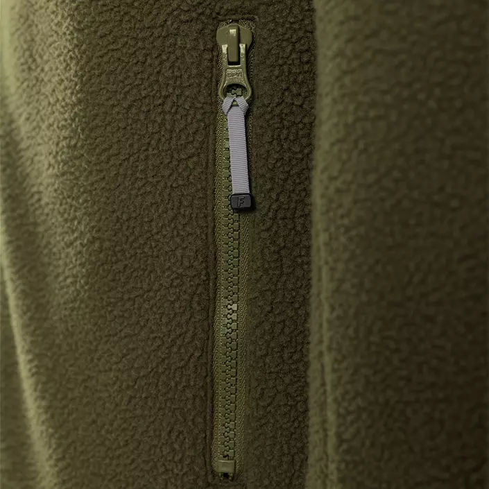 Fristads Argon fibre pile jacket, Light Army Green, large image number 8