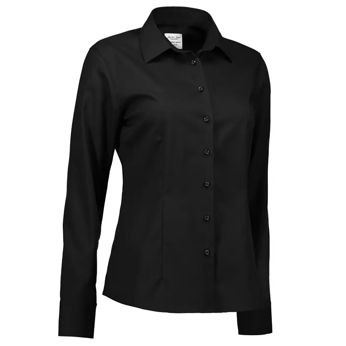 Seven Seas moderne fit Fine Twill women's shirt, Black, large image number 2