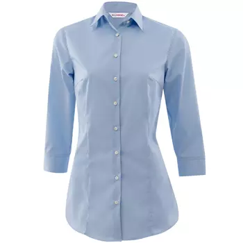 Kümmel Frankfurt women's slim fit shirt 3/4 sleeves, Lightblue
