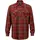 Pinewood Härjedalen regular fit flannel skovmandsskjorte, Terracotta/Green, Terracotta/Green, swatch