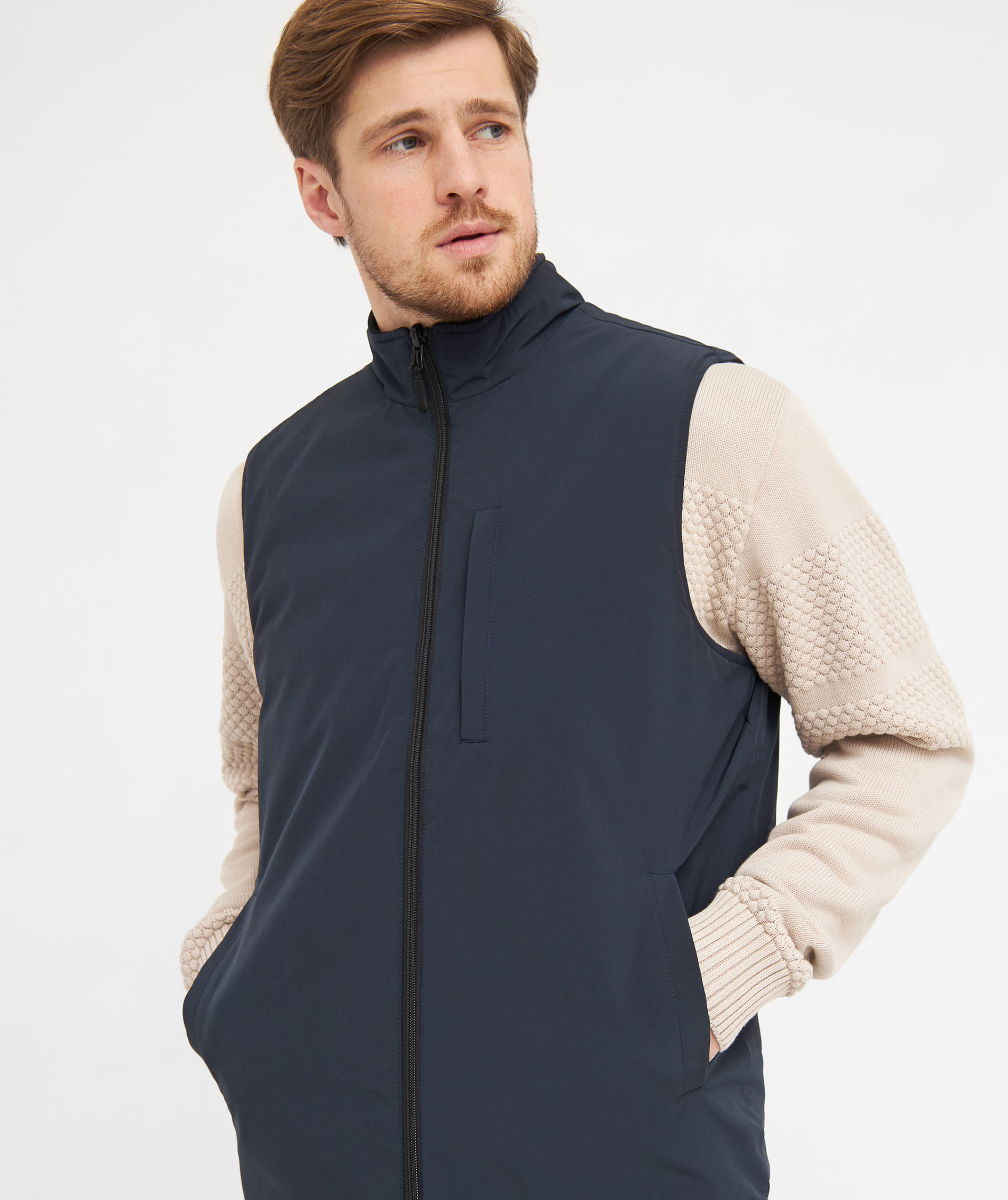 Clipper Paisley v&auml;ndbar vadderad v&auml;st, Navy Night Sky, large image number 4