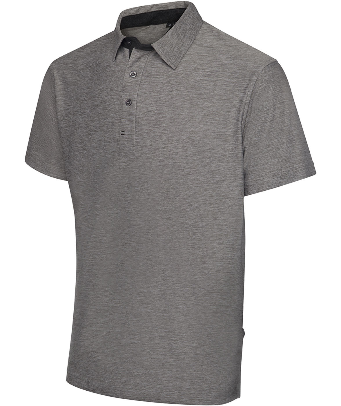 Pitch Stone polo T-shirt, Grey melange 
