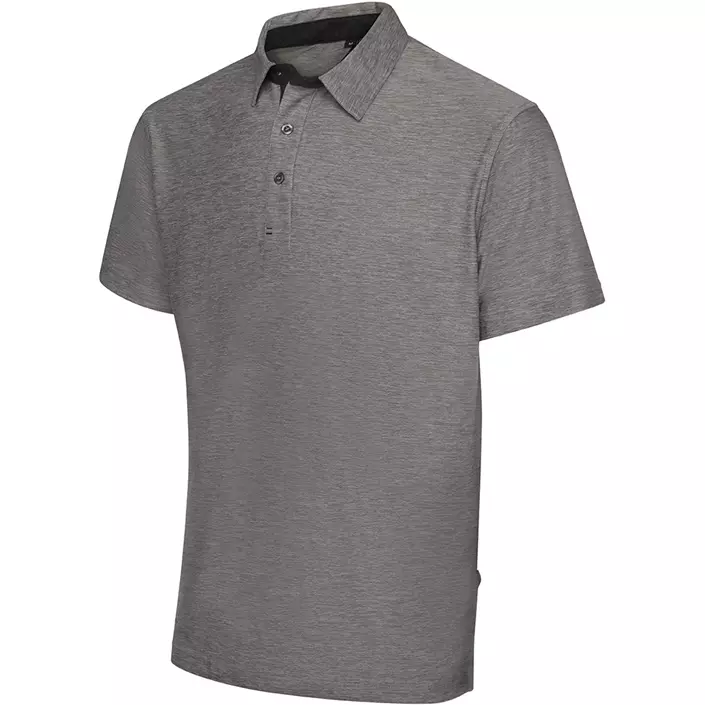 Pitch Stone polo T-shirt, Grey melange , large image number 0