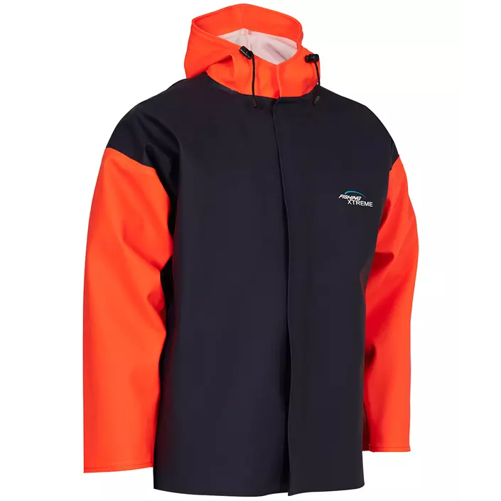 Elka Fishing Xtreme PVC Heavy jacket, Hi-vis Orange/Marine, large image number 0