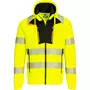 Portwest DX4 Hoodie mit Reißverschluss, Hi-vis Gelb/Schwarz Portwest DX4 Hoodie mit Reißverschluss, Hi-vis Gelb/Schwarz