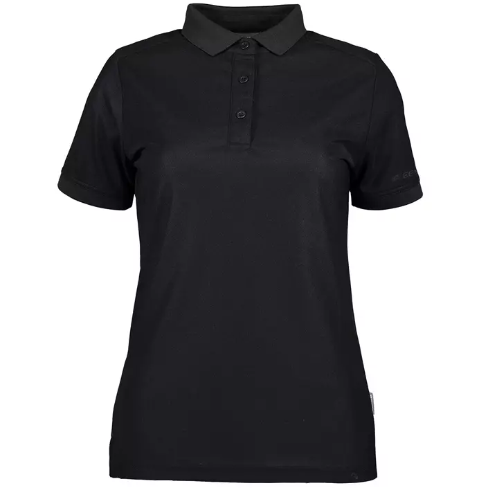GEYSER women's functional polo shirt, Black, large image number 0
