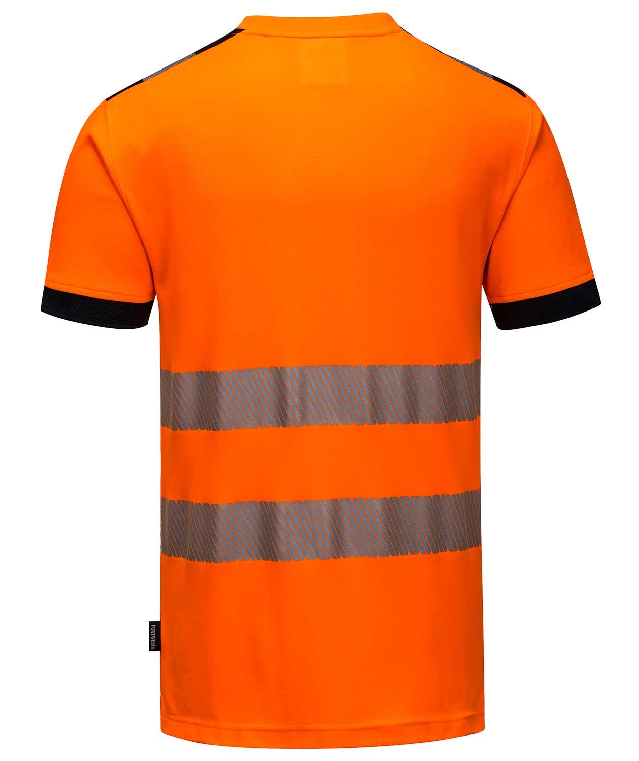 Portwest PW3 T-shirt, Hi-Vis Orange/Black, large image number 1