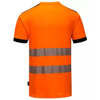 Portwest PW3 T-shirt, Hi-Vis Orange/Black