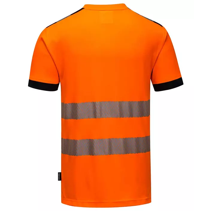 Portwest PW3 T-shirt, Hi-Vis Orange/Sort, large image number 1