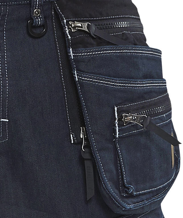 Bl&aring;kl&auml;der craftsman shorts, Marine Blue/Black, large image number 3