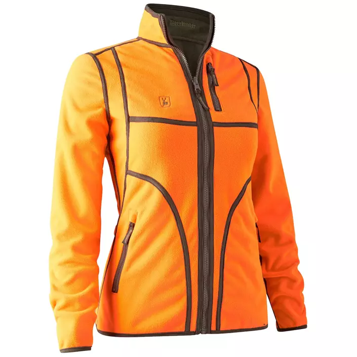 Deerhunter Lady Pam women's reversible fleece jacket, Orange, large image number 0