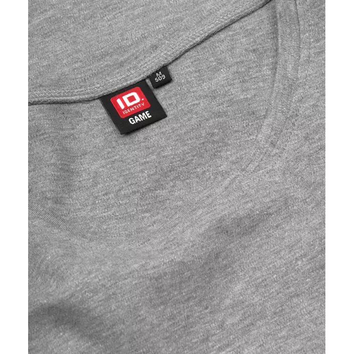 ID Interlock long-sleeved women's T-shirt, Grey Melange, large image number 4