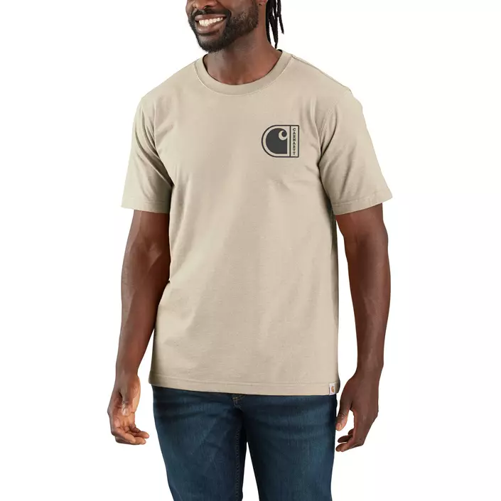 Carhartt Graphic T-shirt, Oat Milk, large image number 1