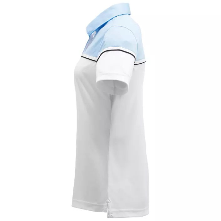 Cutter & Buck Sunset women's polo shirt, White/Light Blue, large image number 2