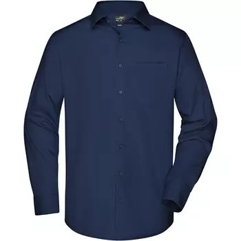 James & Nicholson modern fit skjorte, Navy