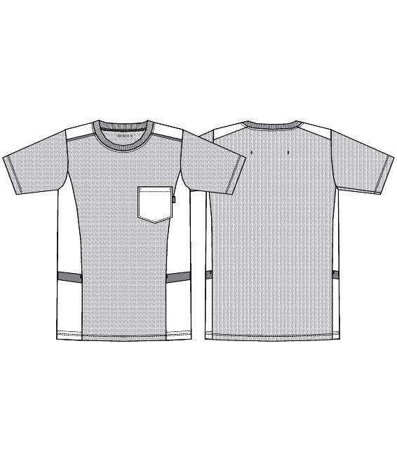 Kentaur  fusion T-shirt, Hindb&aelig;rr&oslash;d Melange, large image number 2