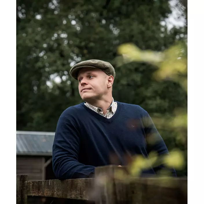 Seeland Pine stickad tröja med merinoull, Dark Sapphire, large image number 10