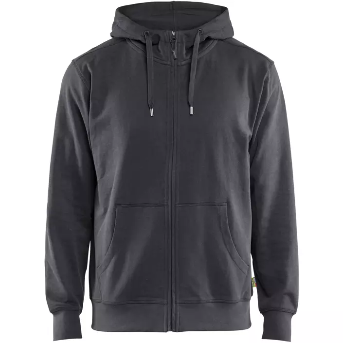 Blåkläder hættetrøje med lynlås, Mellemgrå, large image number 0