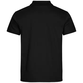 Clique Single Jersey Poloshirt, Schwarz