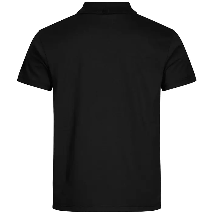 Clique Single Jersey polo T-skjorte, Svart, large image number 1