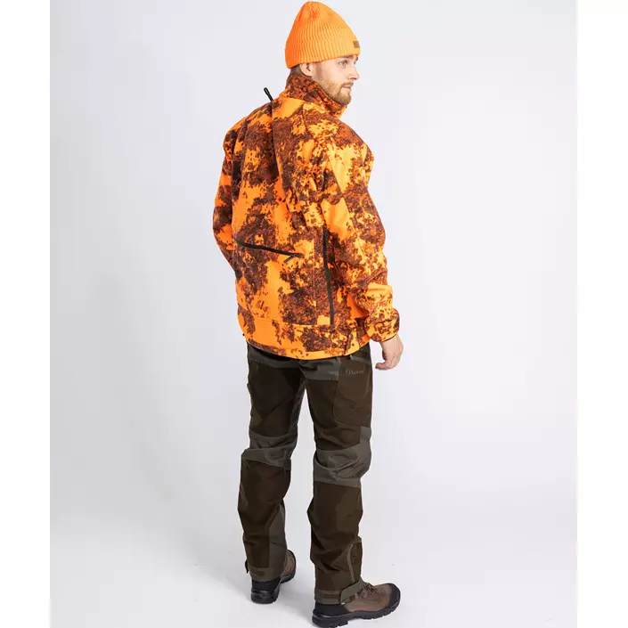 Pinewood Furudal Reversible Camou fleecejakke, Hunting Brown/Strata Blaze, large image number 12