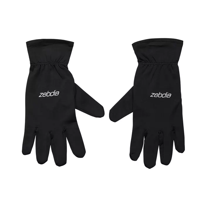 Zebdia women´s running gloves, Black, large image number 0