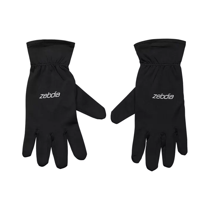 Zebdia women´s running gloves, Black, large image number 0