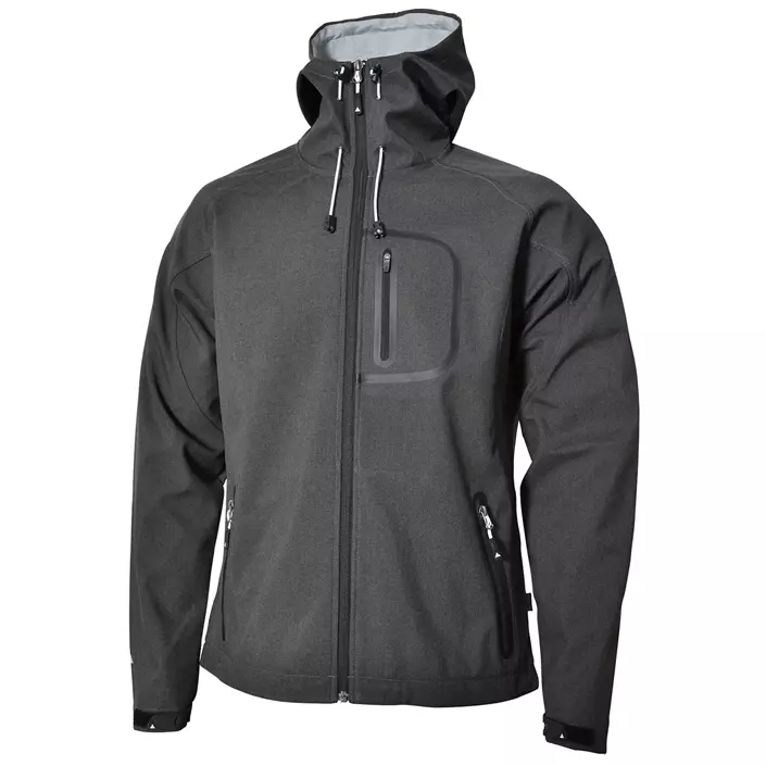 Pitch Stone softshell jacket, Anthracite, large image number 0