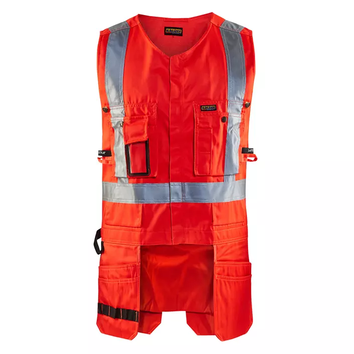 Blåkläder tool vest, Hi-Vis Red, large image number 0