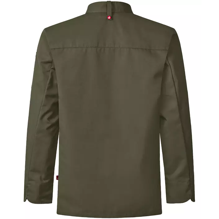 Segers 1099 kokkeskjorte, Olive green, large image number 1