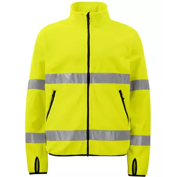ProJob fleece jacket 6327, Hi-vis Yellow/Black