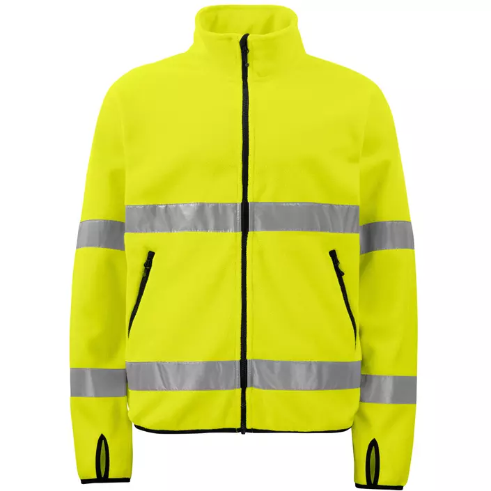 ProJob fleece jacket 6327, Hi-vis Yellow/Black, large image number 0