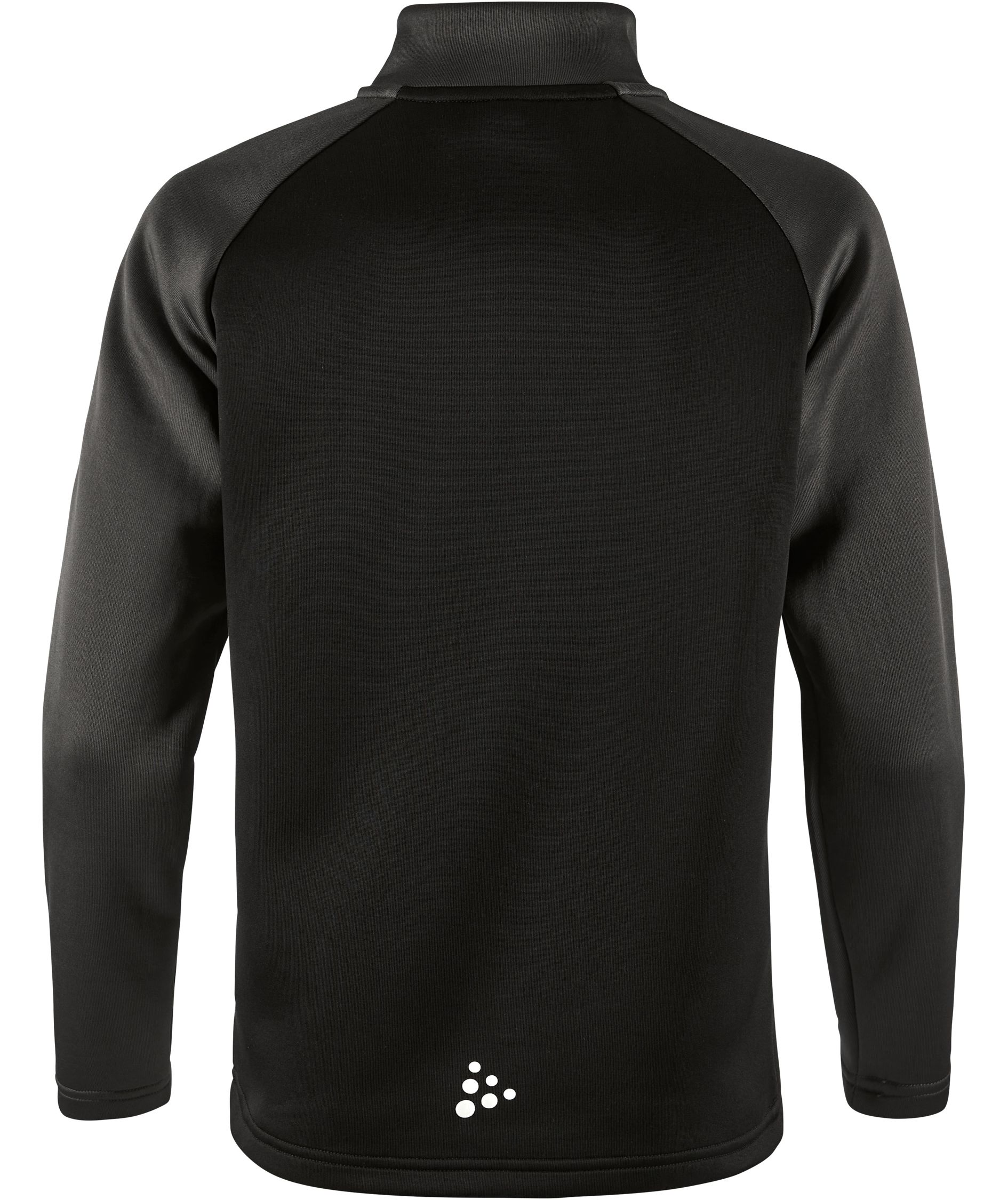 Craft Squad 2.0 halfzip tr&aelig;ningstr&oslash;je til b&oslash;rn, Black/Granite, large image number 2