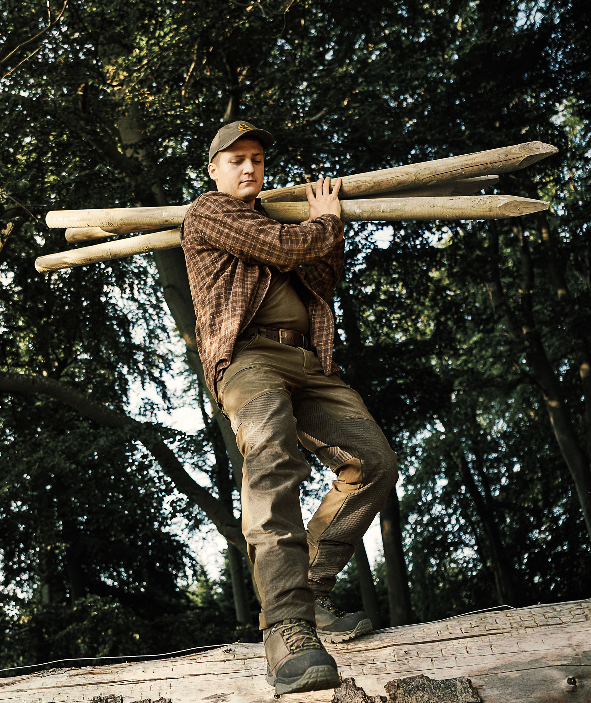 Seeland Outdoor trousers with membrane, Pine green, large image number 1