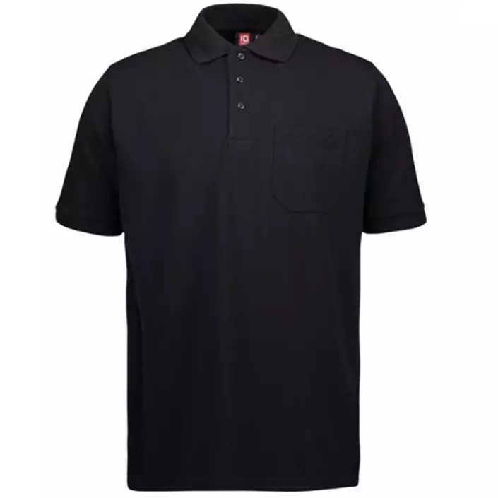 ID PRO Wear Polo shirt, Black, large image number 1