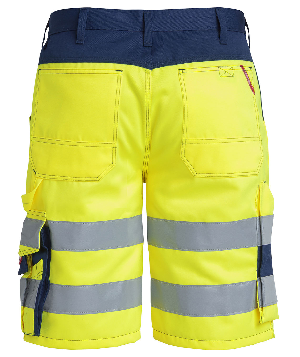 Engel work shorts, Hi-vis Yellow/Marine