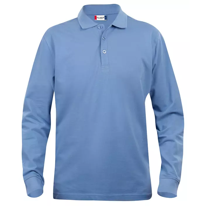 Clique Classic Lincoln long-sleeved polo, Light Blue, large image number 0