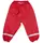 Elka PU kids rain trousers, Red, Red, swatch