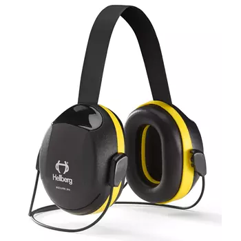 Hellberg Secure 2 ear defenders with neckband, Black/Yellow