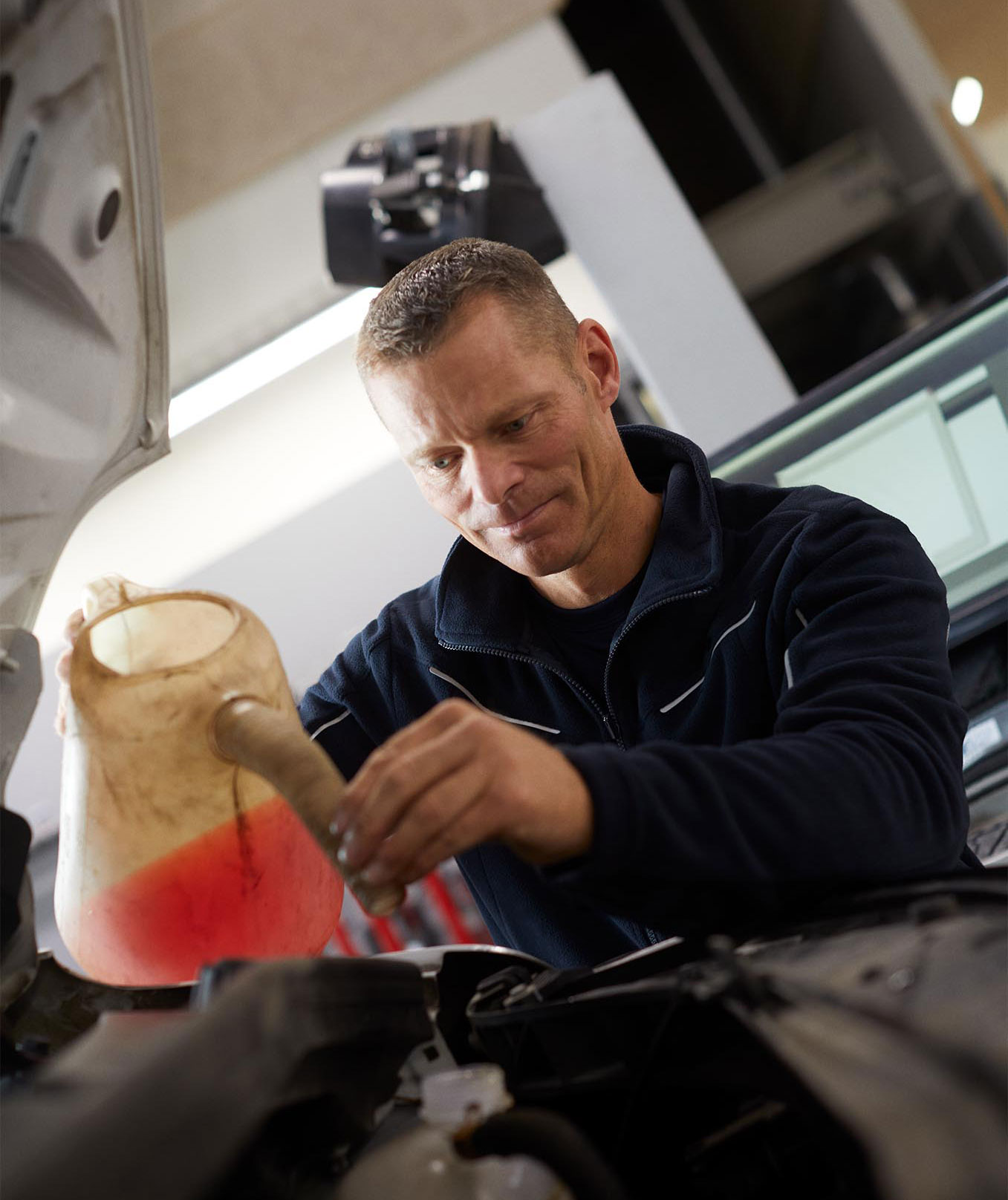 ID Zip'n'Mix microfleece cardigan, Navy