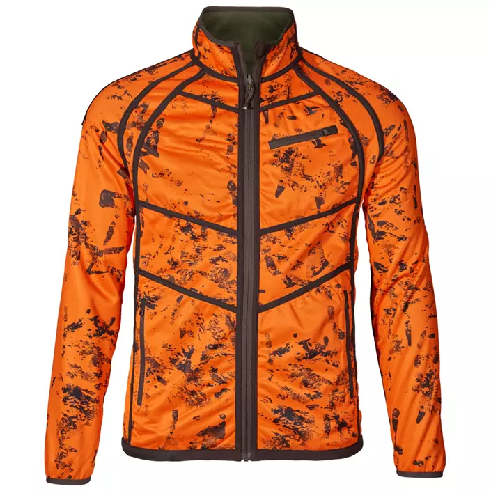 Seeland Vantage reversible fleece jacket, Pine green/InVis Orange blaze, large image number 2
