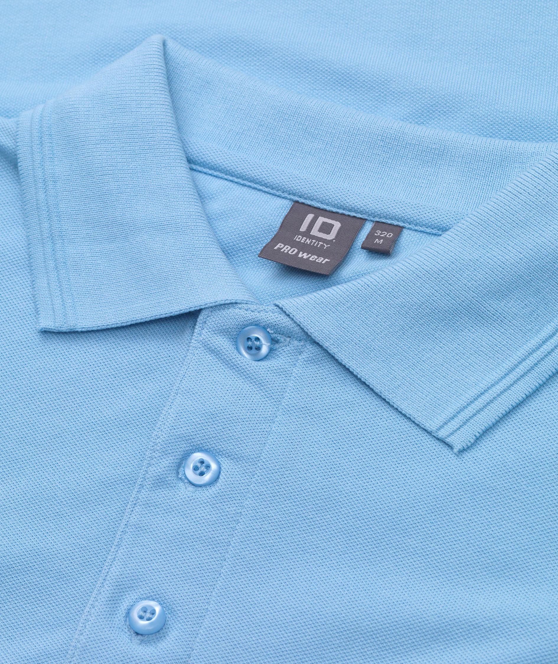 ID PRO Wear Polo shirt with chest pocket, Lightblue, large image number 4