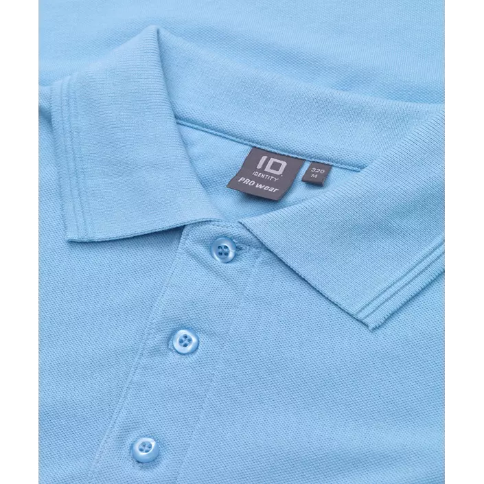 ID PRO Wear Polo T-skjorte med brystlomme, Lyseblå, large image number 4
