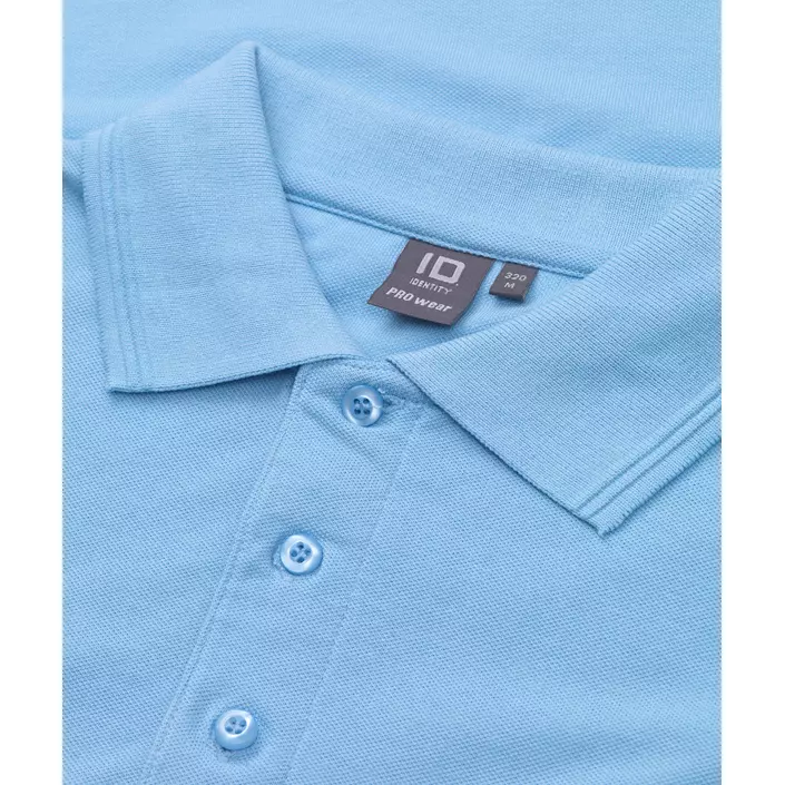 ID PRO Wear Polo shirt with chest pocket, Lightblue, large image number 4
