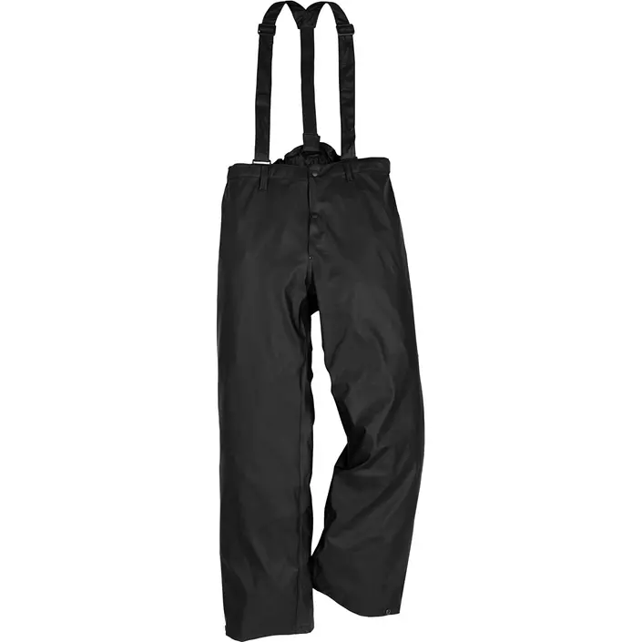 Fristads Match Rain trousers 216, Black, large image number 0