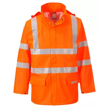 Portwest FR Sealtex rain jacket, Hi-vis Orange