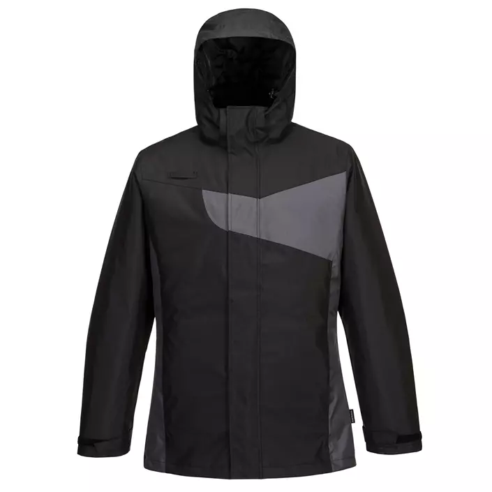 Portwest PW2 winter jacket, Black/Grey, large image number 0