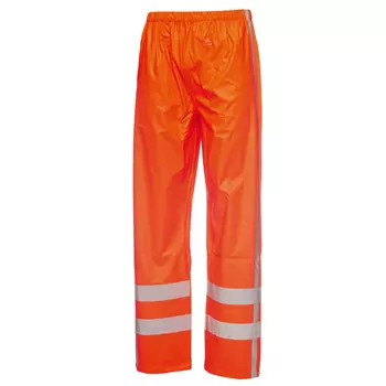 Elka Dry Zone Visible PU rain trousers, Hi-vis Orange