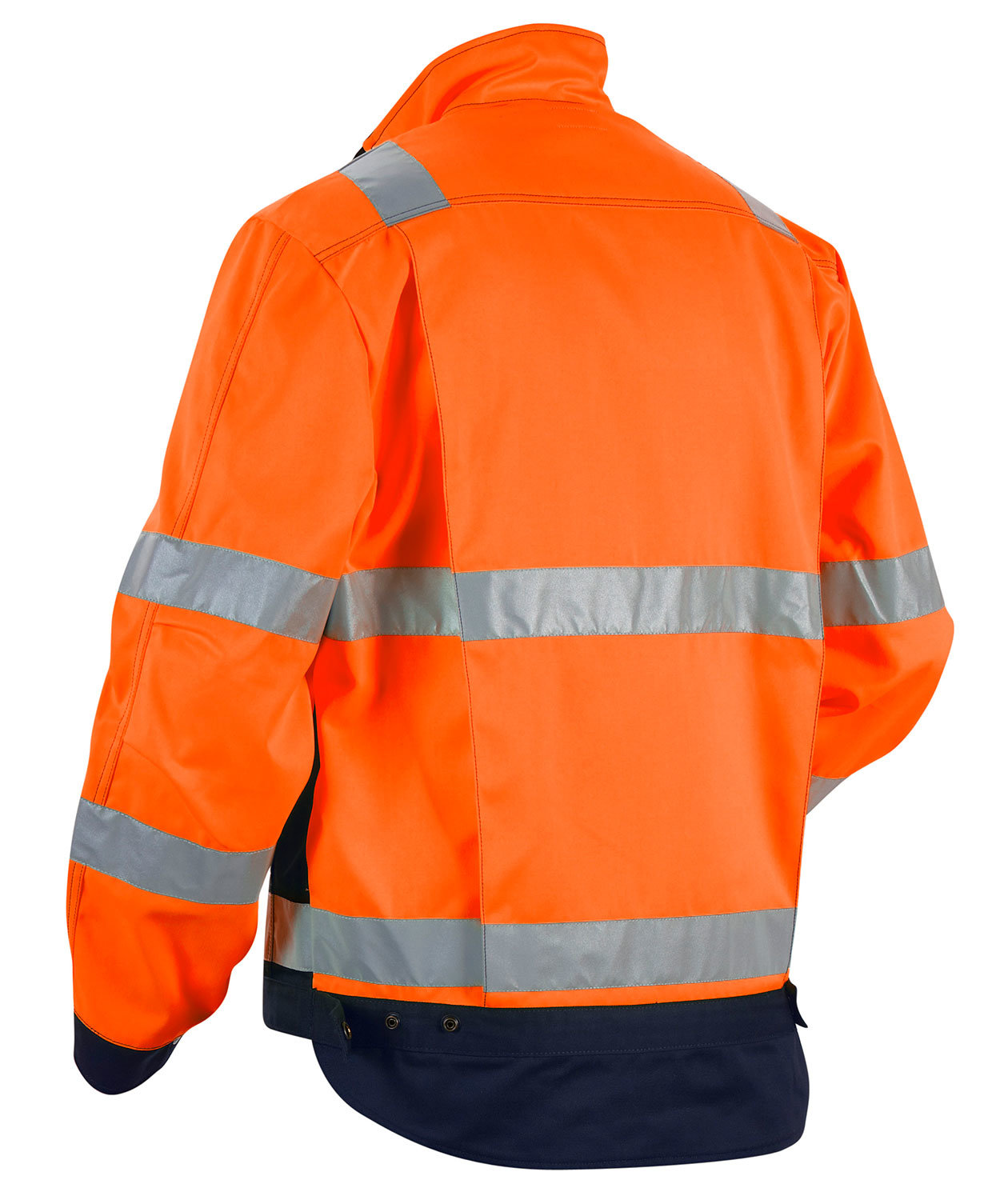 Bl&aring;kl&auml;der arbejdsjakke, Hi-vis&nbsp;Orange/Marine, large image number 1