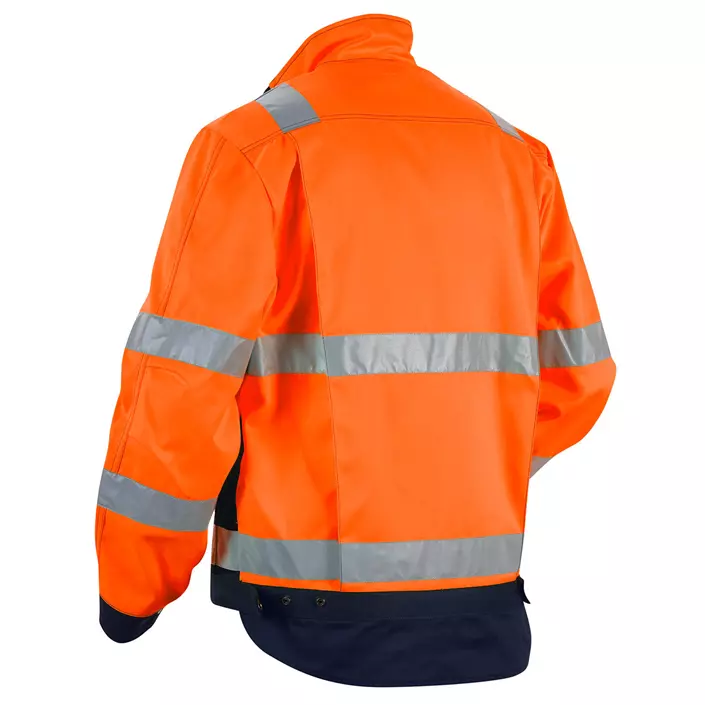 Blåkläder arbeidsjakke, Hi-vis Oransje/Marineblå, large image number 1